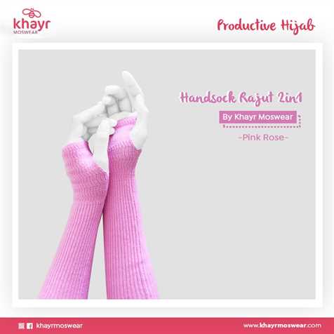 Handsock 2in1 22 Pink Rose