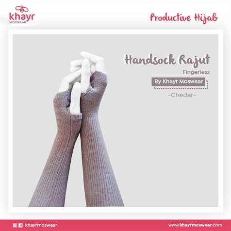 Handsock Fingerless 07 Chedar
