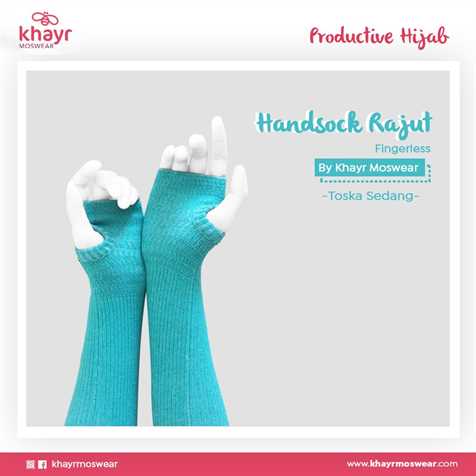 Handsock Fingerless 28 Toska sedang