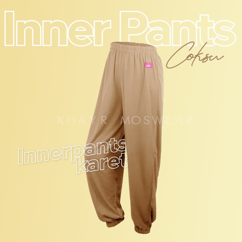 Inner Pants Karet Coklat Susu