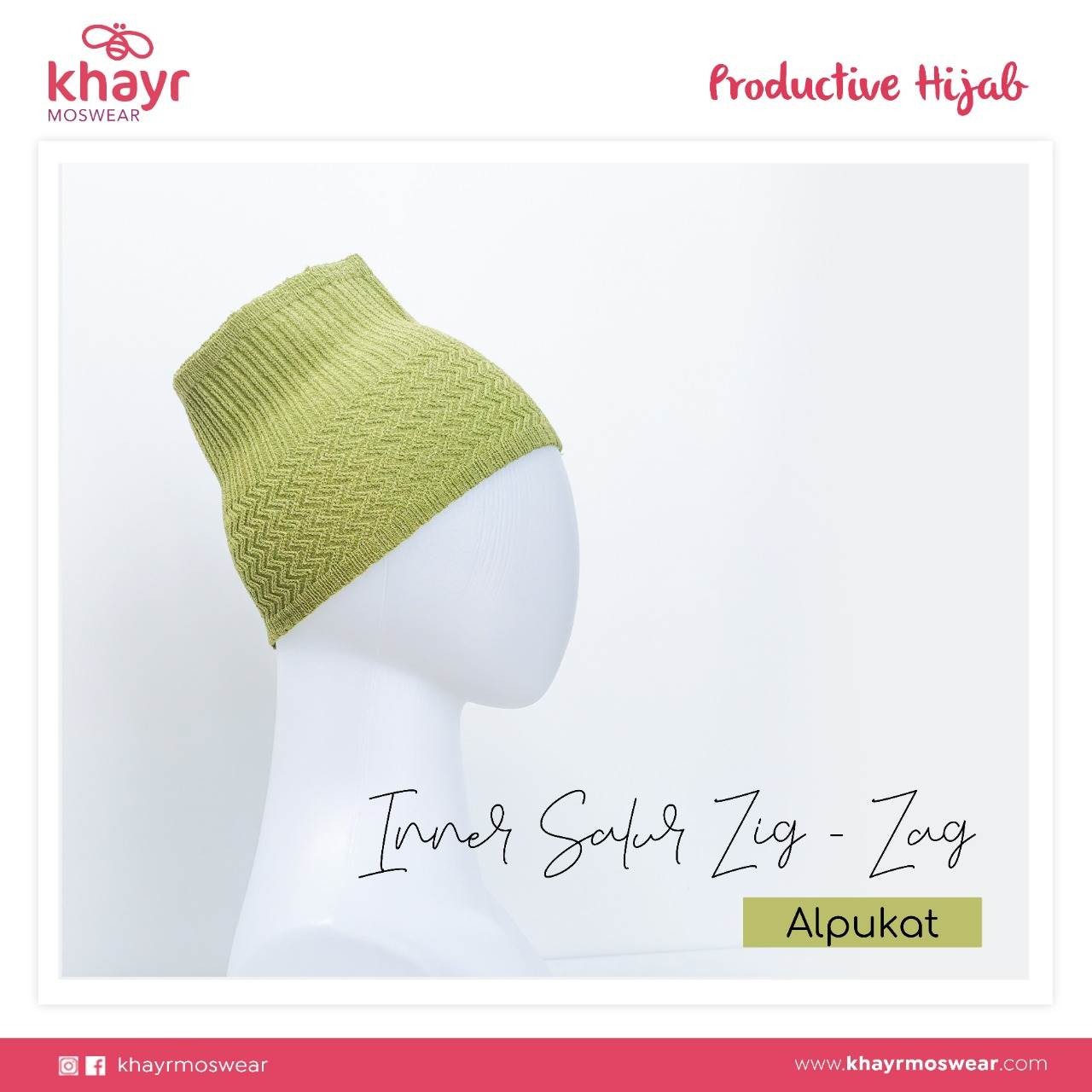 Inner Salur Zigzag Alpukat