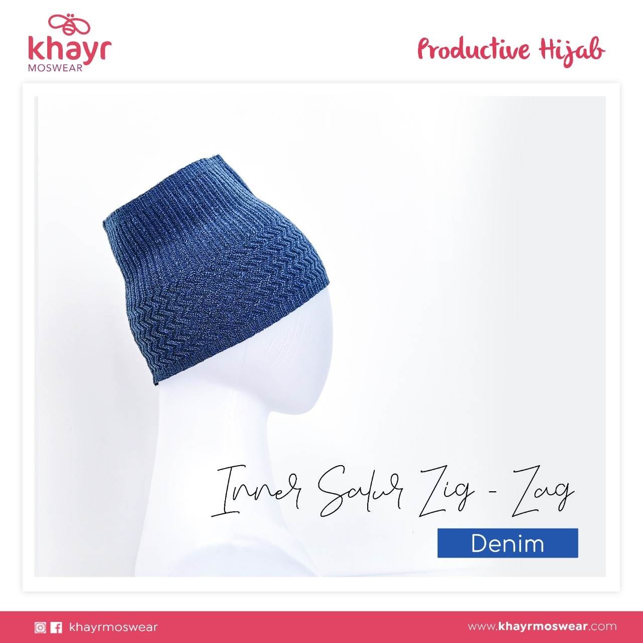 Inner Salur Zigzag Denim