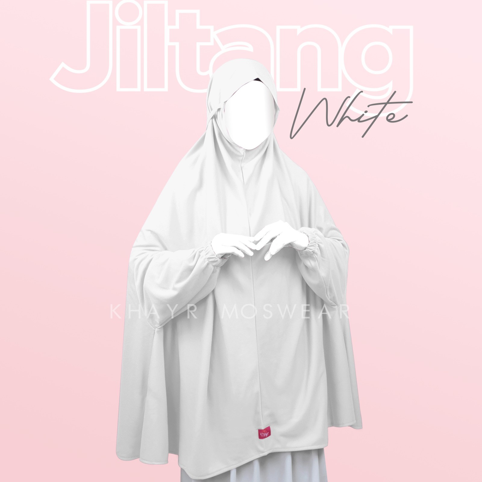 Jilbab Tangan Series Putih