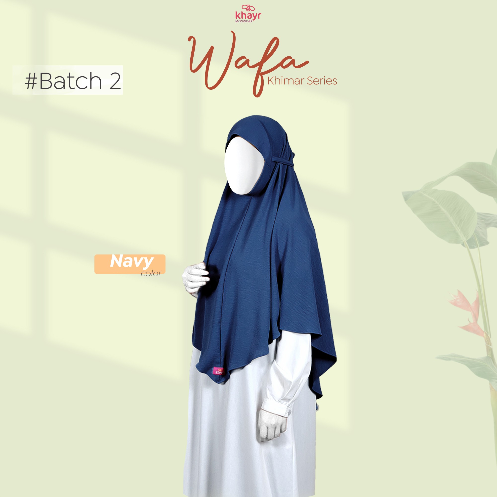Khimar Wafa Navy