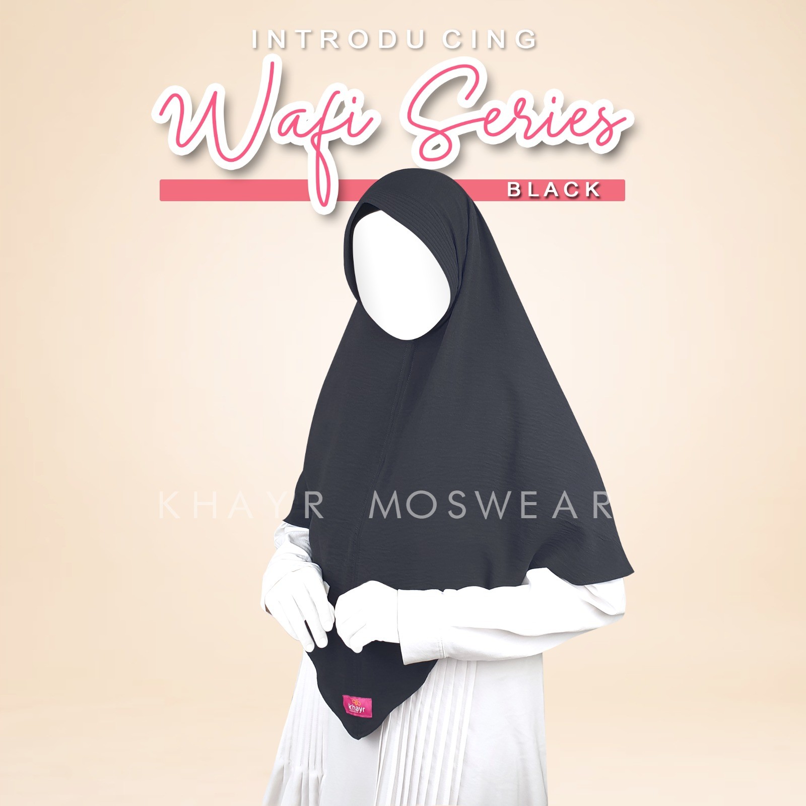 Khimar Wafi Black