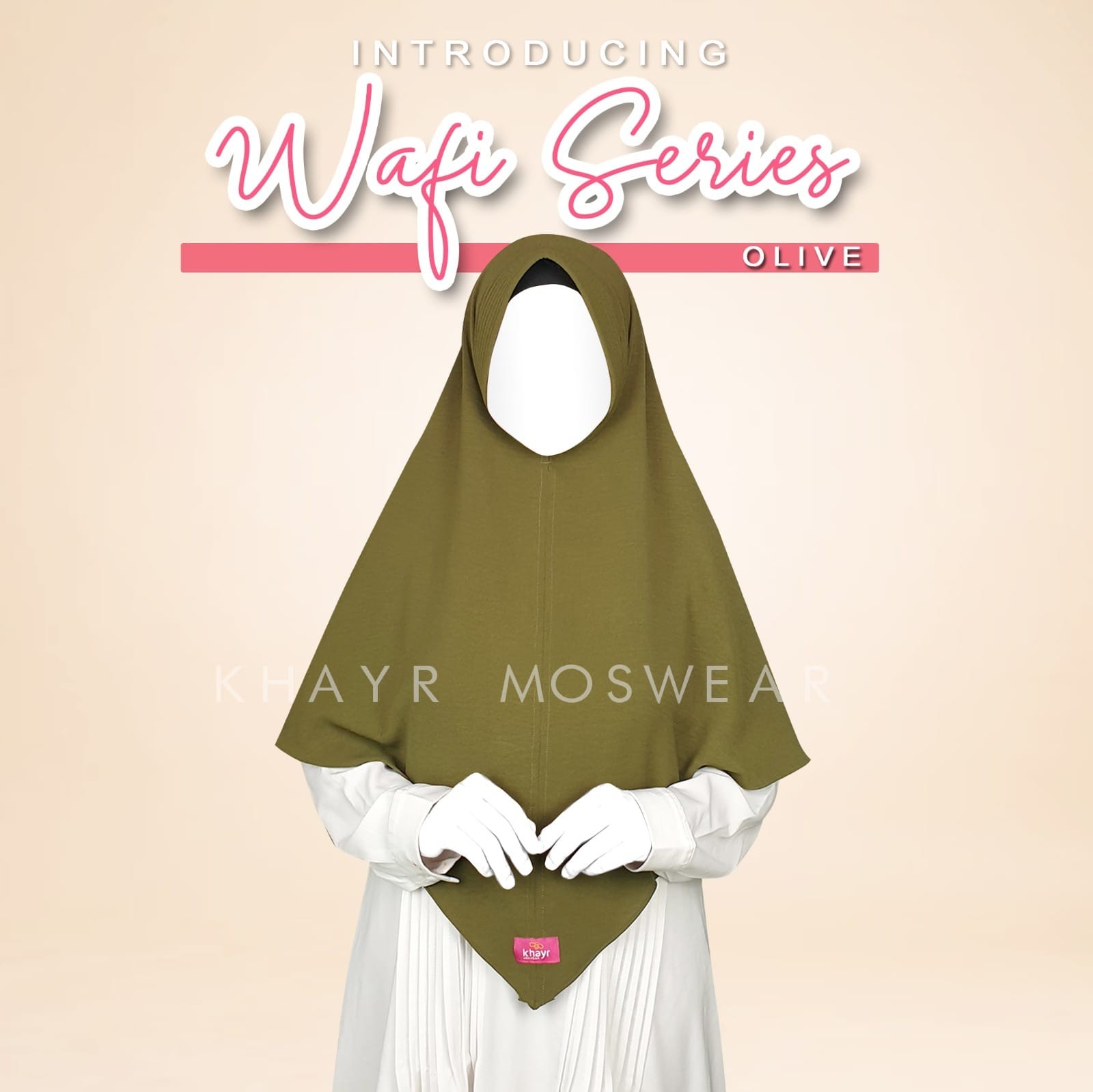 Khimar Wafi Olive